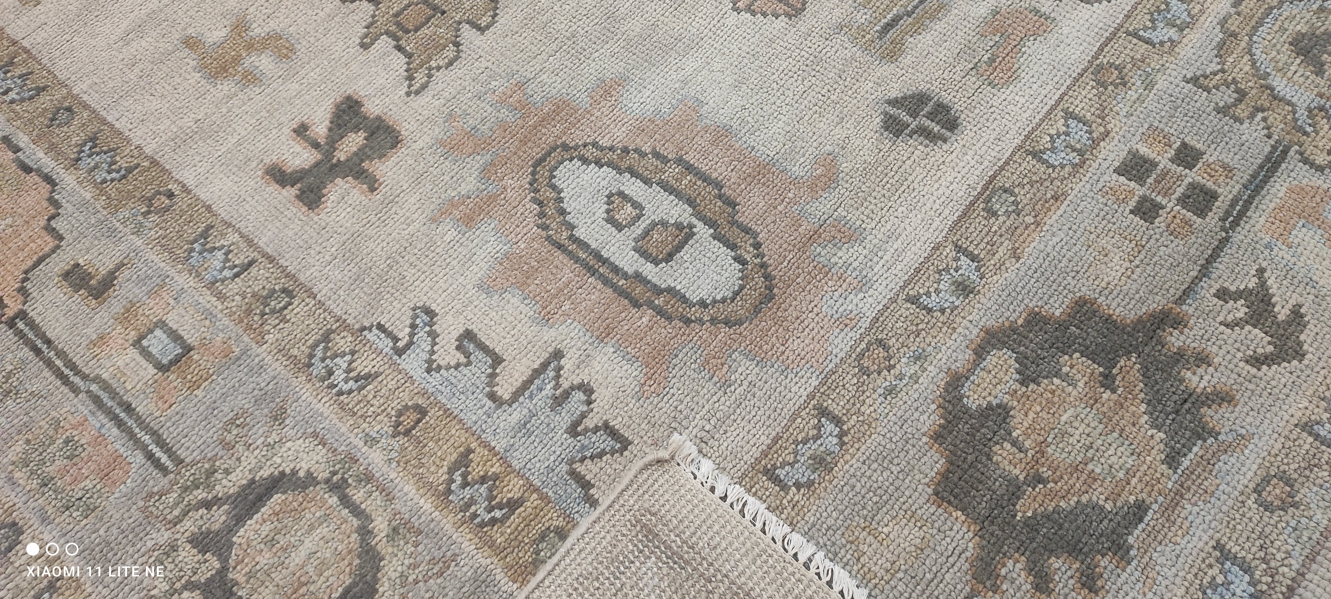 Deanna B. Tomasetta 9x12 Grey Hand-Knotted Oushak Rug