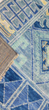 Erica Mansfield 9x12.6 Bue Hand-Knotted Oushak Rug