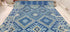 Erica Mansfield 9x12.6 Bue Hand-Knotted Oushak Rug