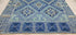 Erica Mansfield 9x12.6 Bue Hand-Knotted Oushak Rug