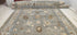 Joli W. Irvine 9x12.3 Grey Hand-Knotted Oushak Rug