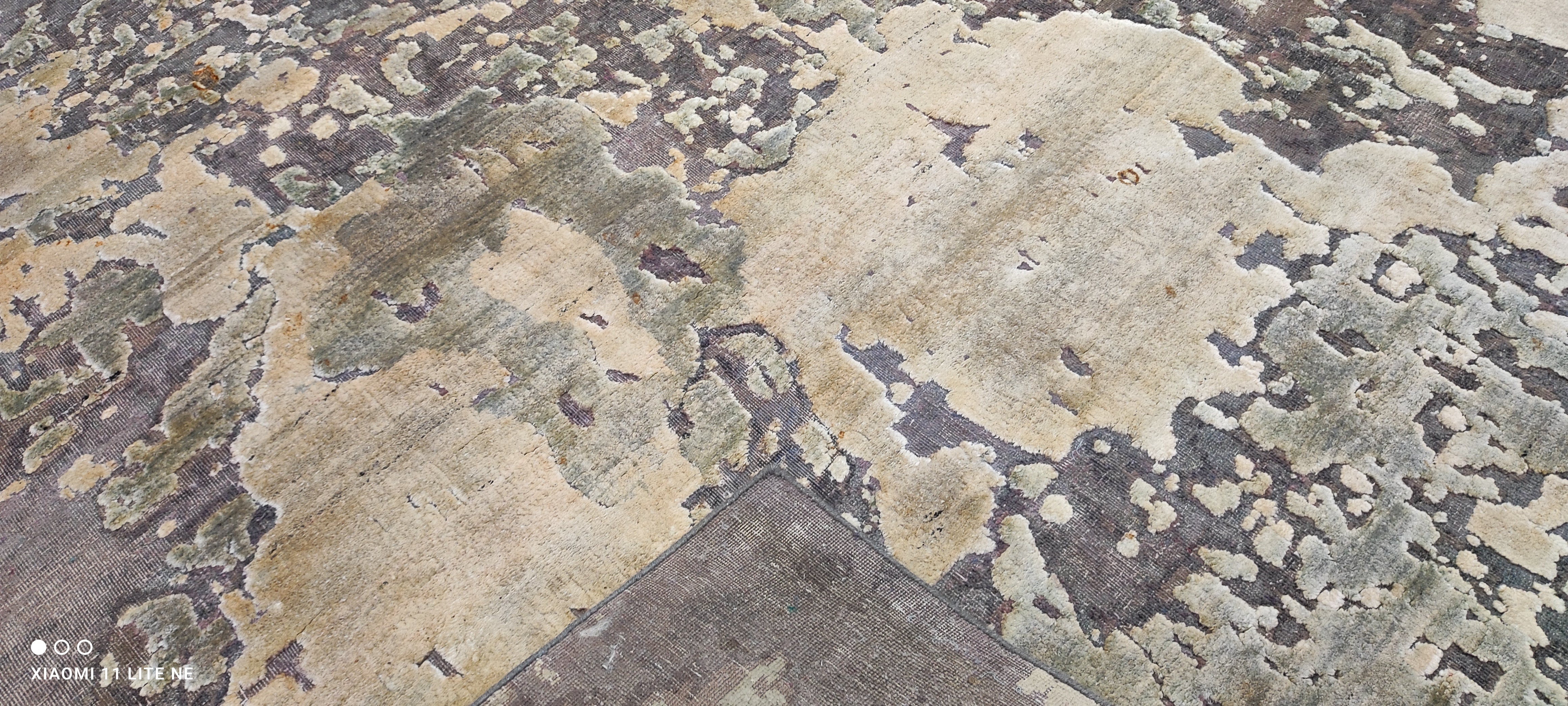 Justin Borden 8.9X11.9 Silver Hand-Knotted Modern Style Rug
