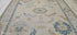 Hailey Gable 9x11.9 Grey Hand-Knotted Oushak Rug