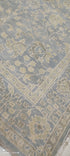Portia D. Harris 9x12 Light Blue Hand-Knotted Oushak Rug