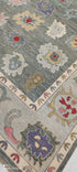 Sarah Victoria Mathieu 9x12 Multi Color Hand-Knotted Oushak Rug