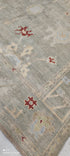 Brittany Kahan 9.9x14 Grey Hand-Knotted Oushak Rug