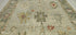 Checka Propper 10x14 Multi Color Hand-Knotted Oushak Rug