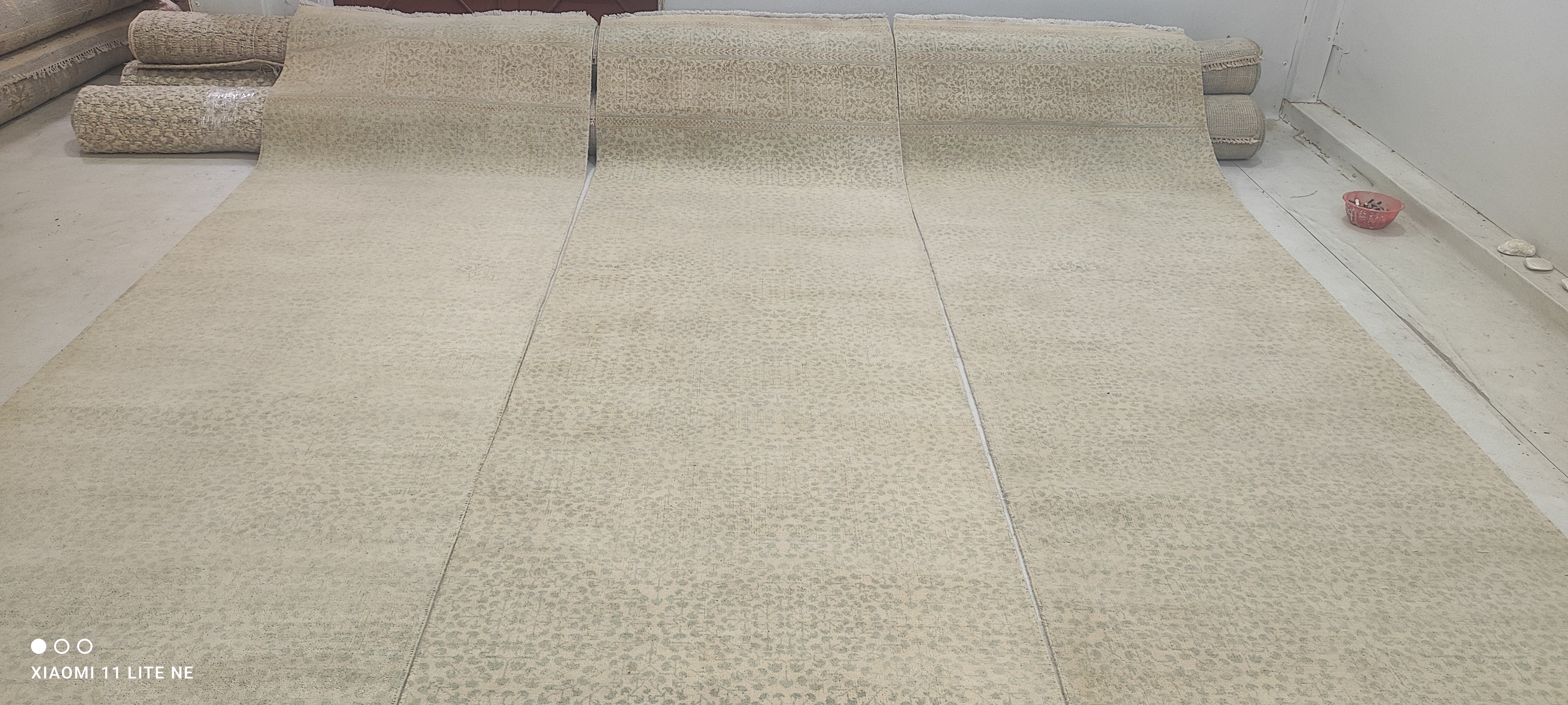 Kendra Corum 3.3x14 Grey Hand-Knotted Oushak Runner