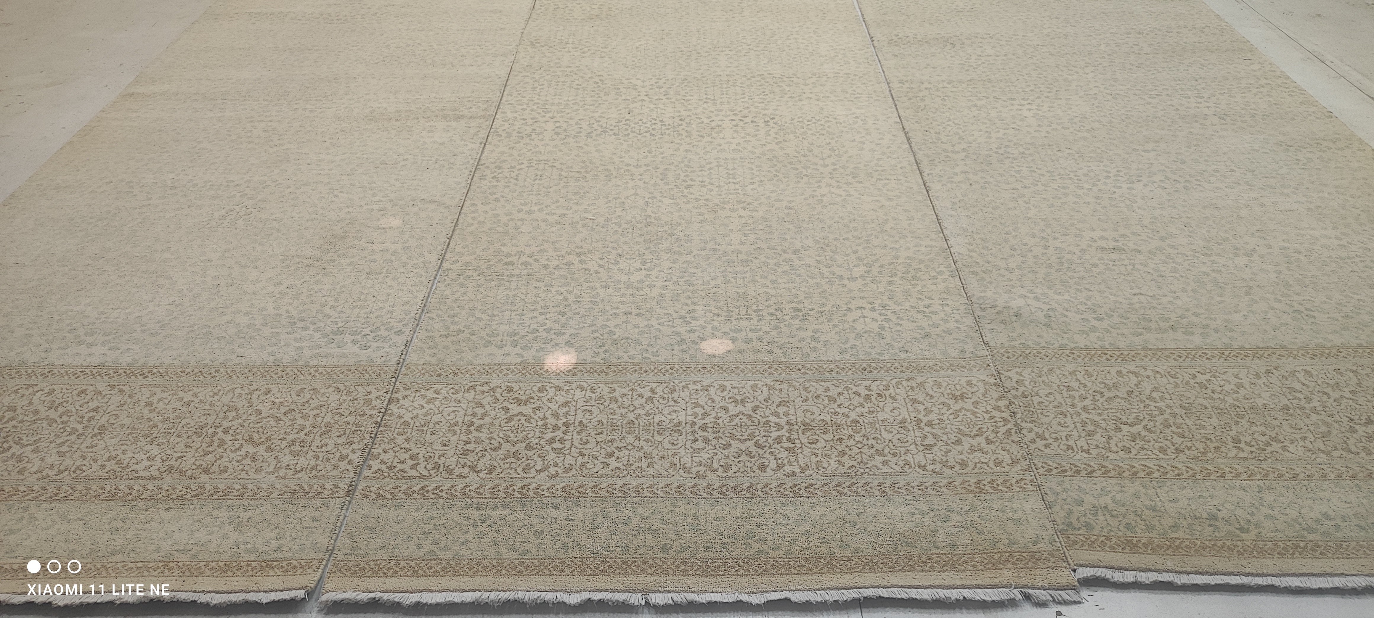 Kendra Corum 3.3x14 Grey Hand-Knotted Oushak Runner