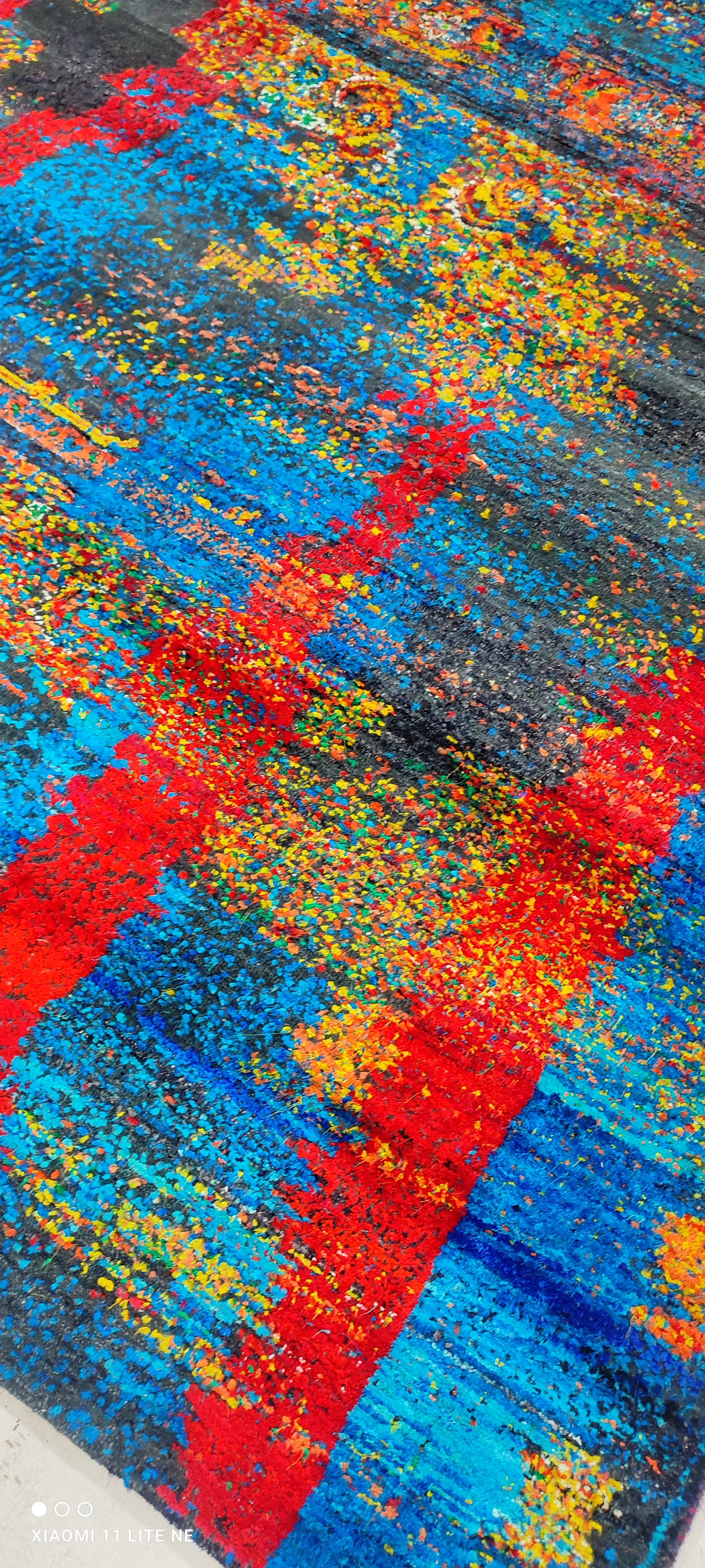 Graham Hendrix 5.6x7.9 Multi Color Hand-Knotted Modern Style Rug