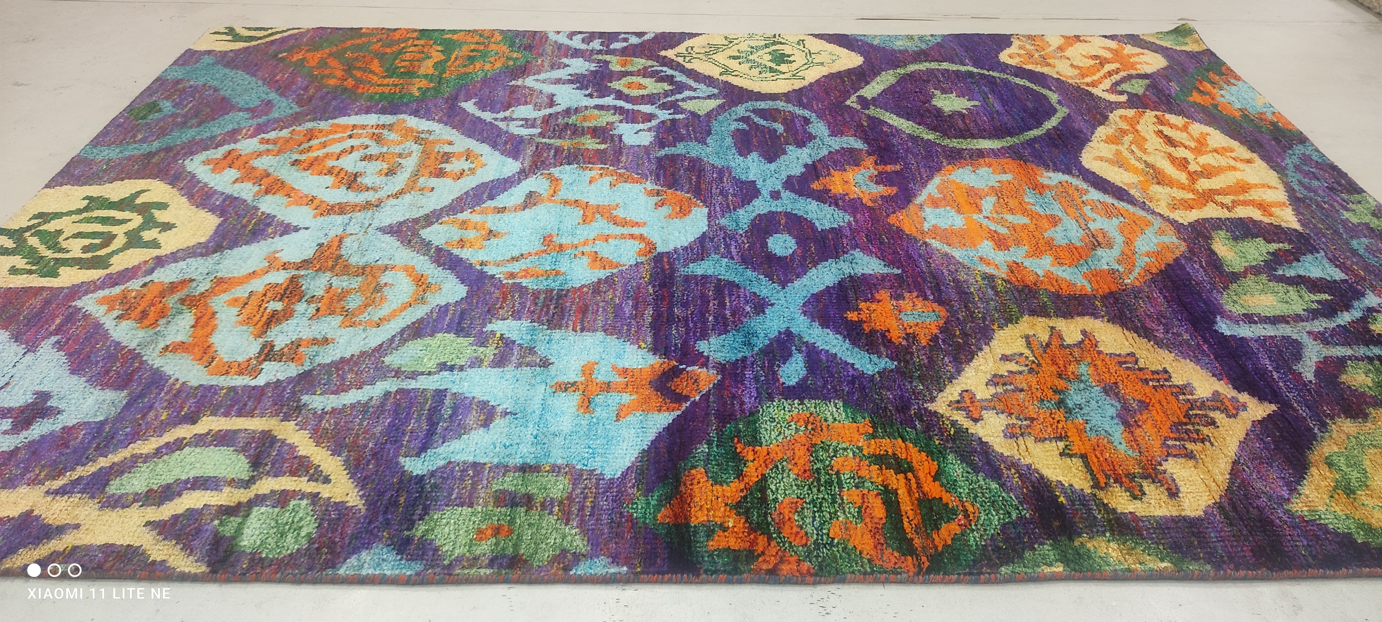 Bodhi 6x8.6 Purple Hand-Knotted Modern Style Rug