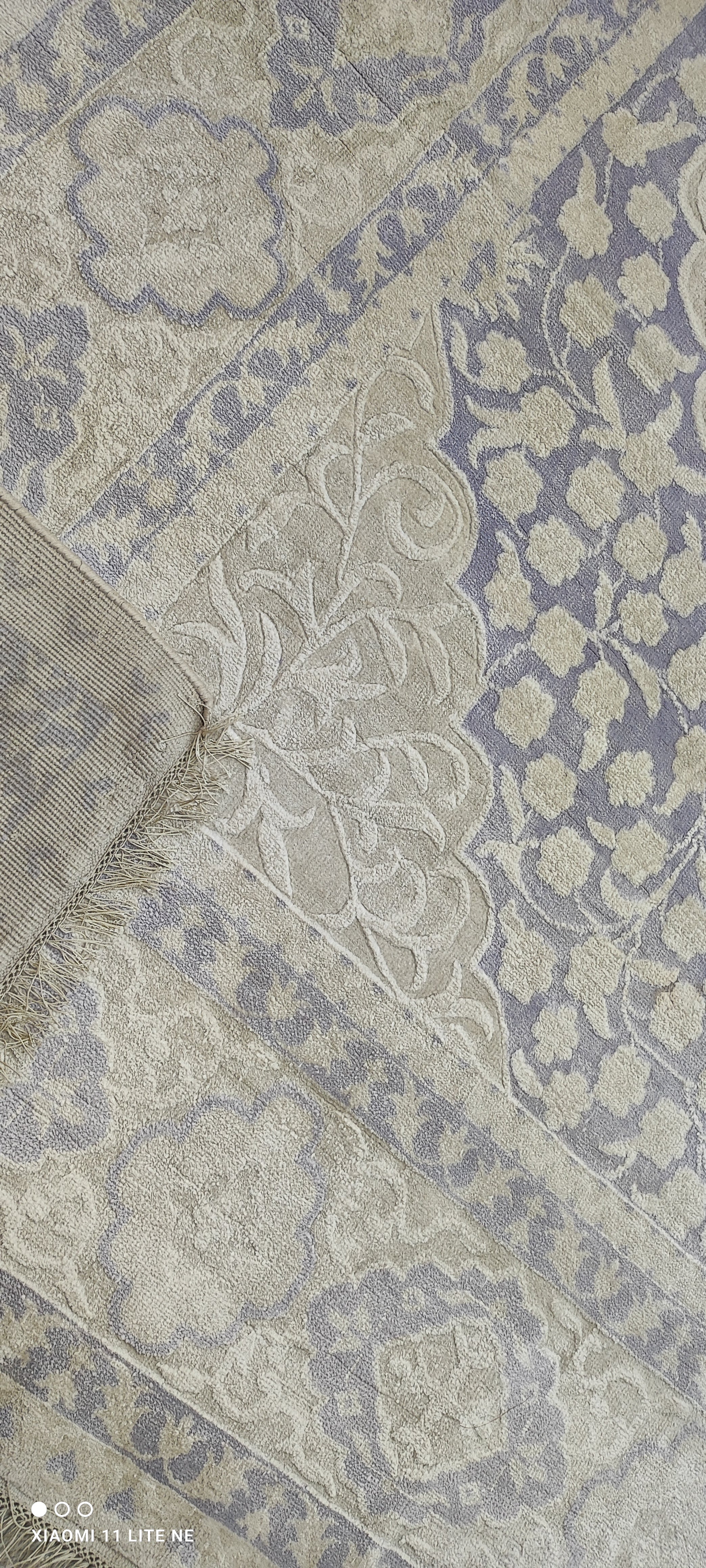 Dearbhla Walsh 8x12 Grey Hand-Knotted Kashan Rug