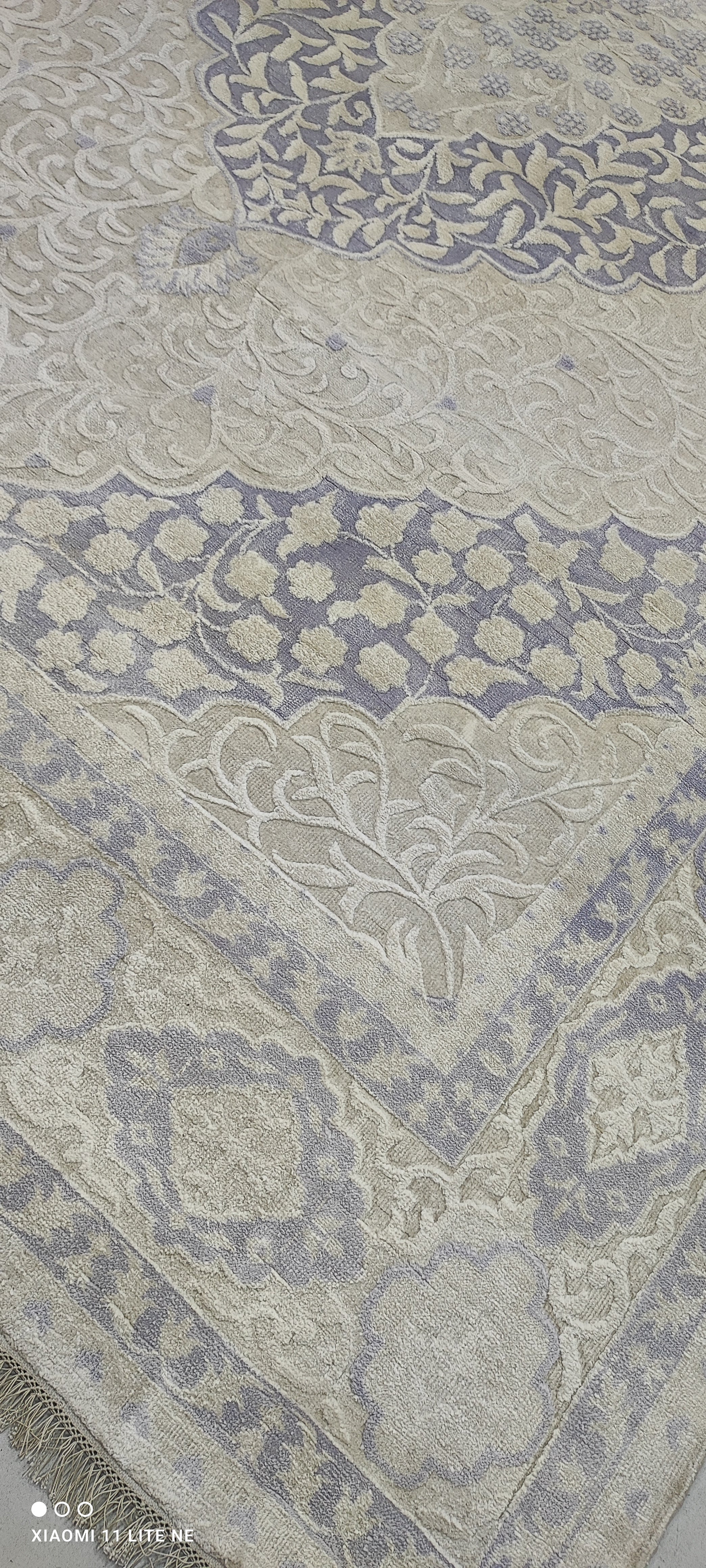 Dearbhla Walsh 8x12 Grey Hand-Knotted Kashan Rug