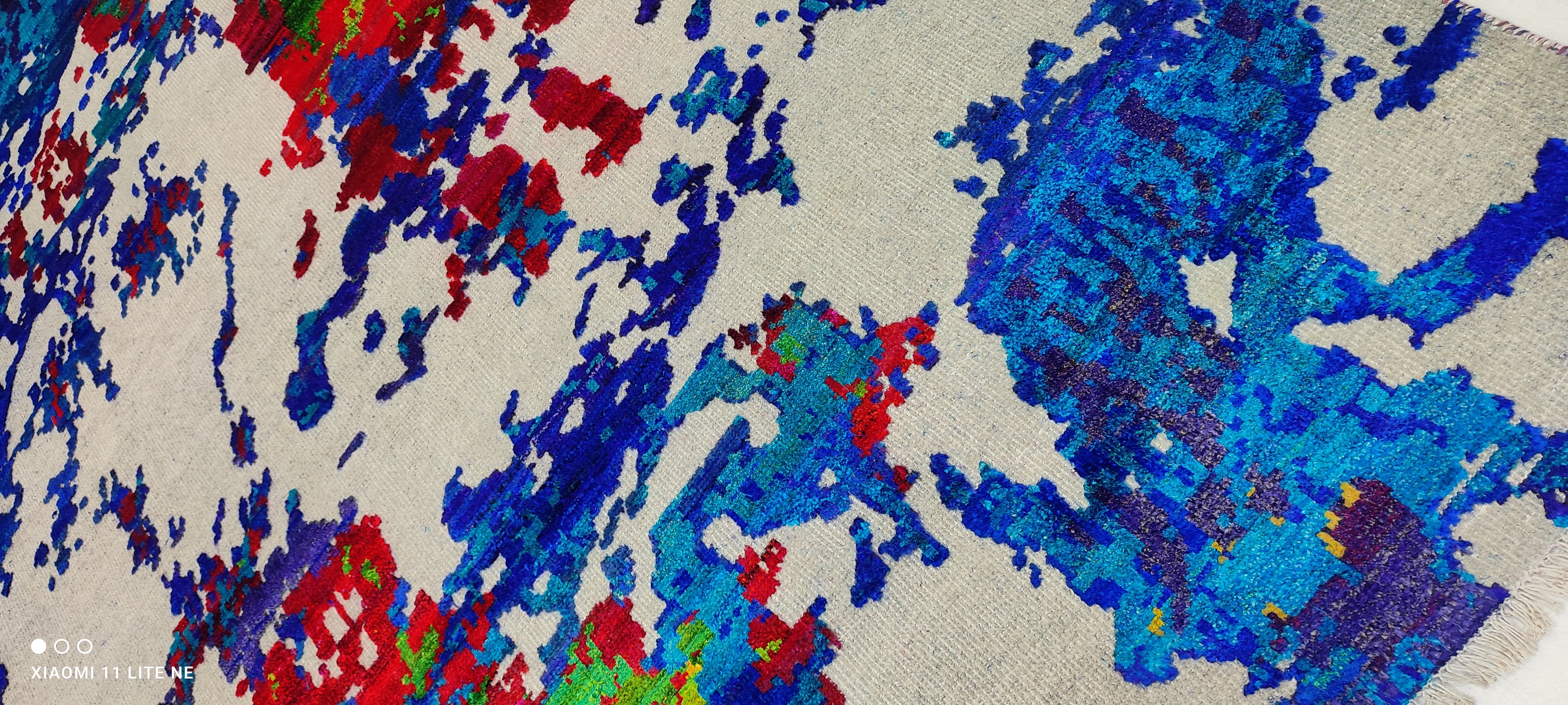 Mark Gable 9.6x13.9 Multi Color Hand-Knotted Modern Style Rug