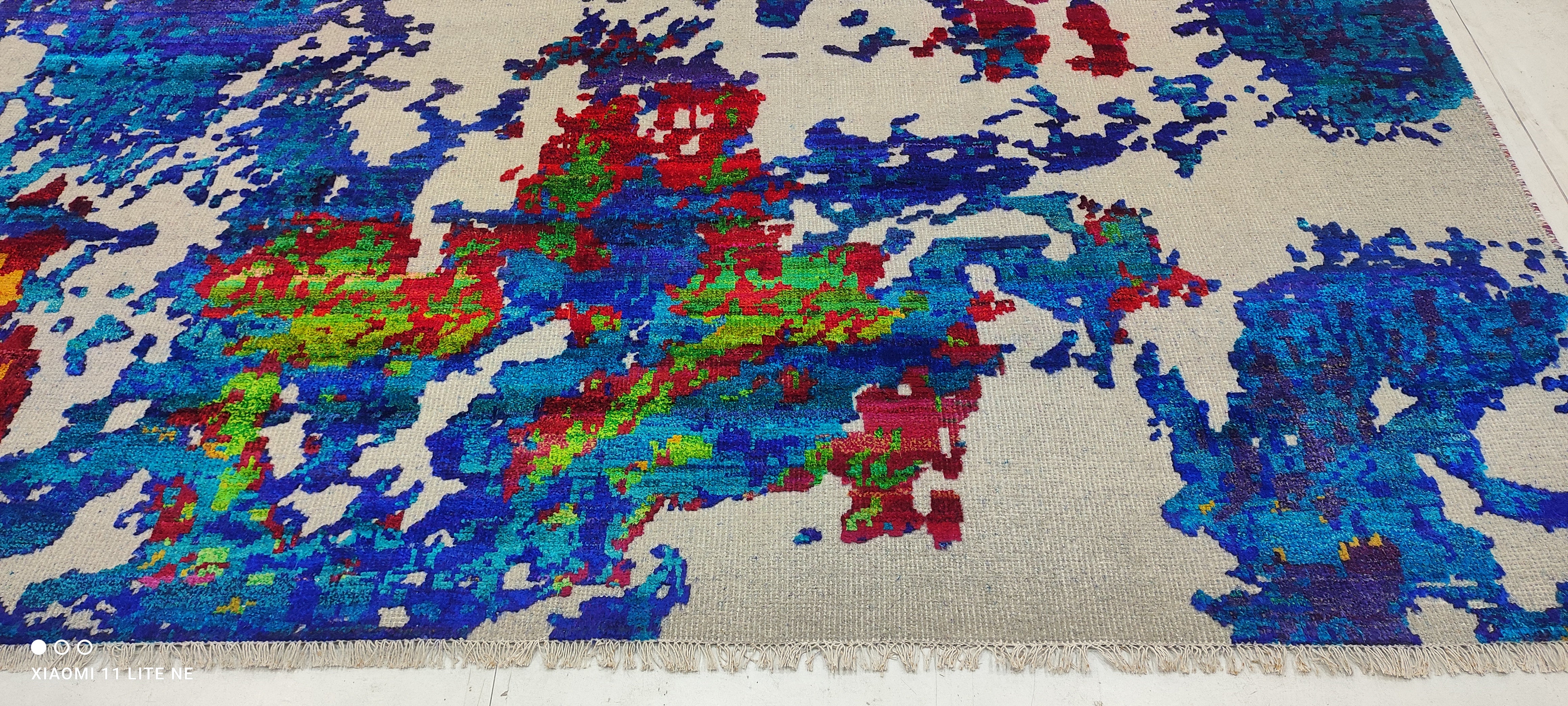 Mark Gable 9.6x13.9 Multi Color Hand-Knotted Modern Style Rug