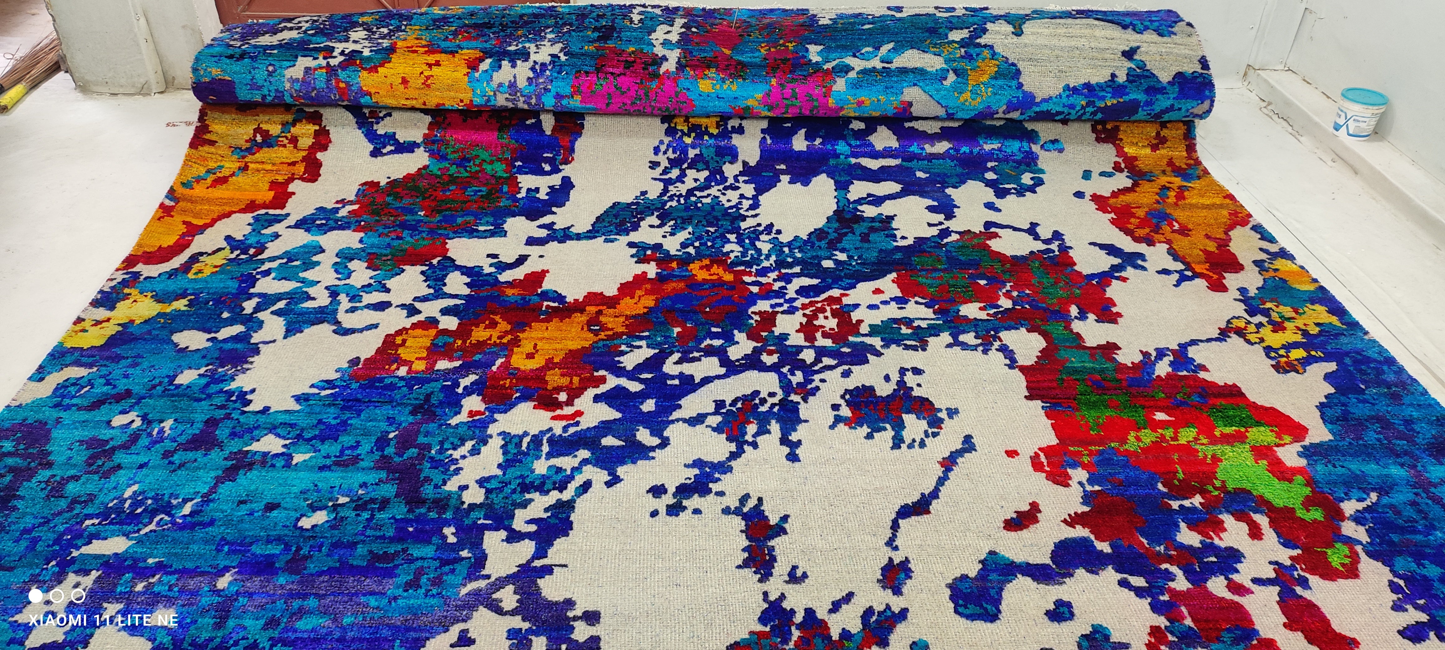 Mark Gable 9.6x13.9 Multi Color Hand-Knotted Modern Style Rug
