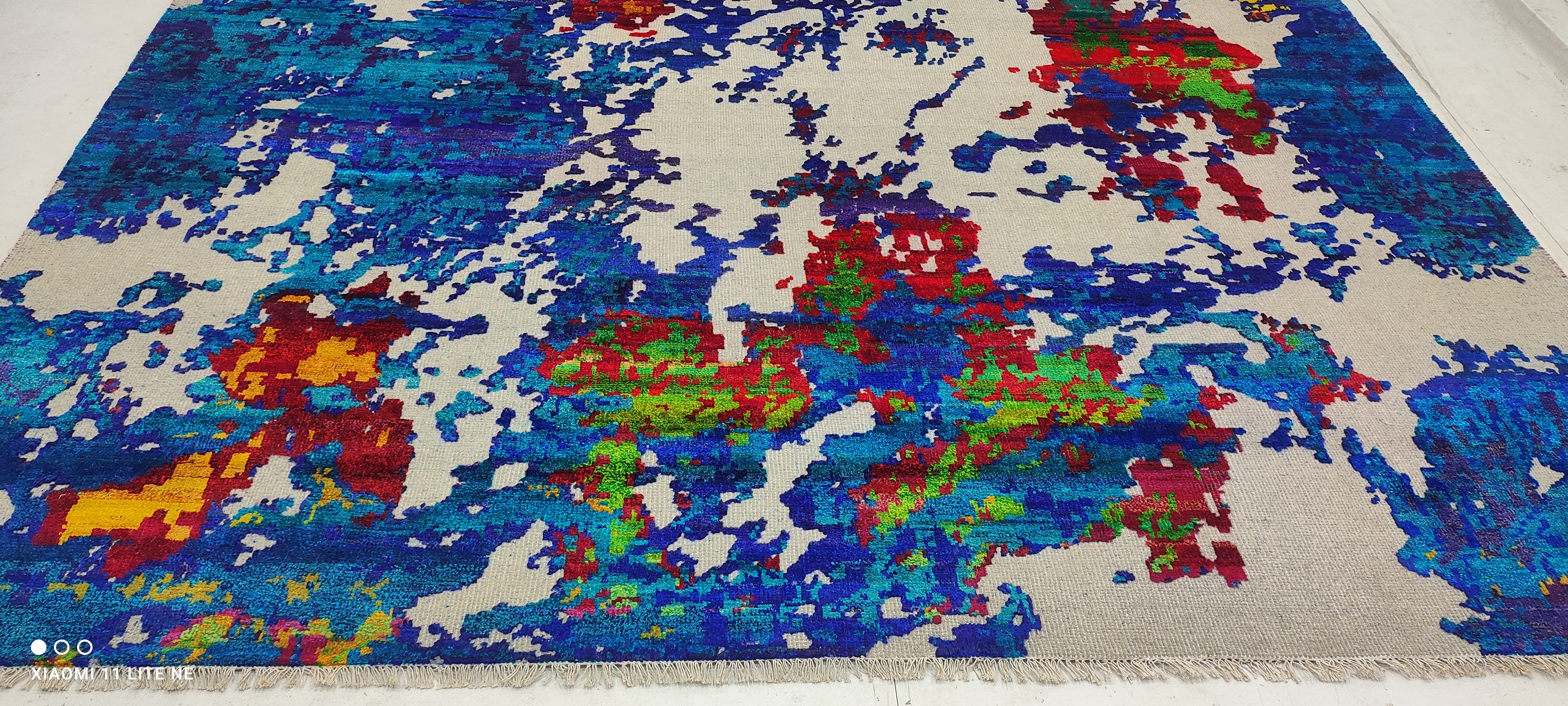 Mark Gable 9.6x13.9 Multi Color Hand-Knotted Modern Style Rug