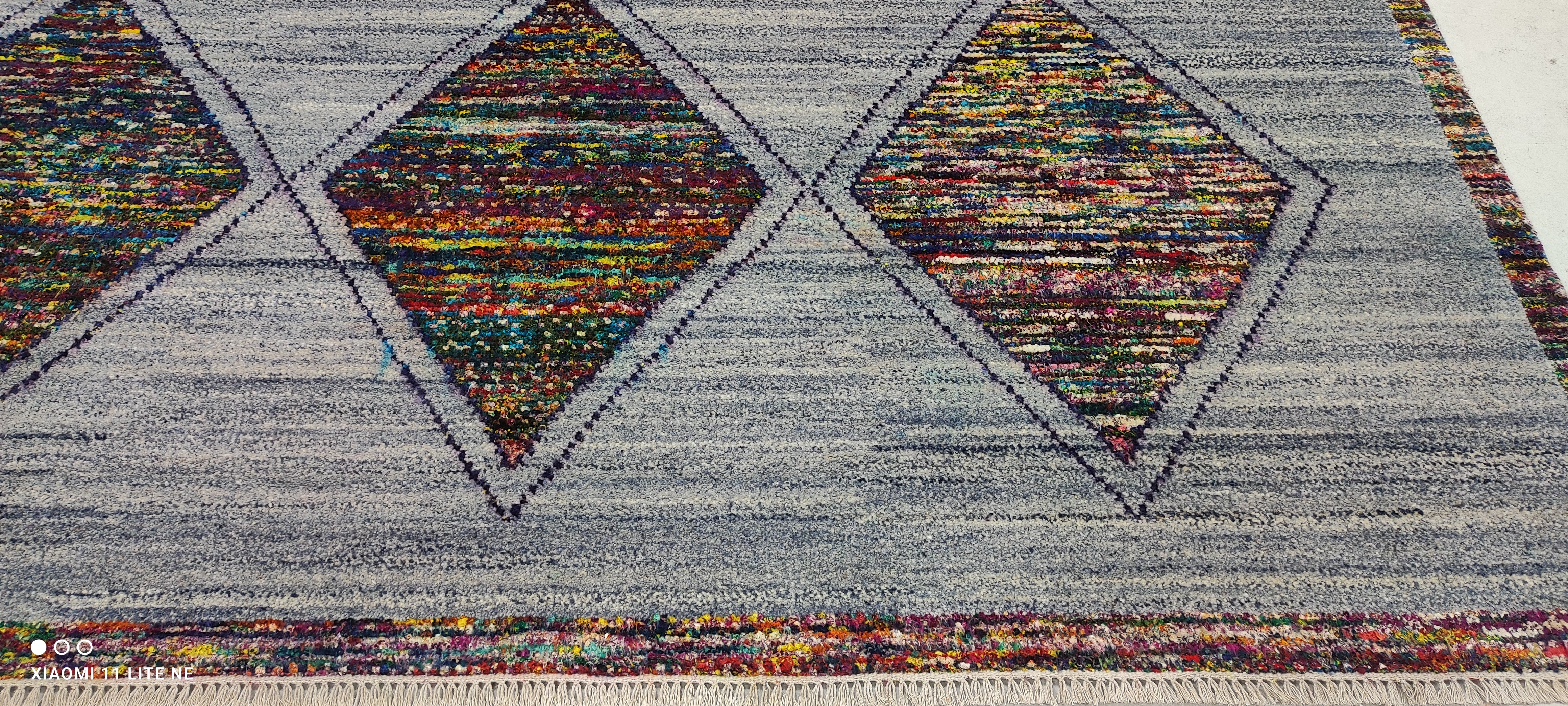 River Cabrera-Kelley 8x10 Grey Hand-Knotted Modern Style Rug