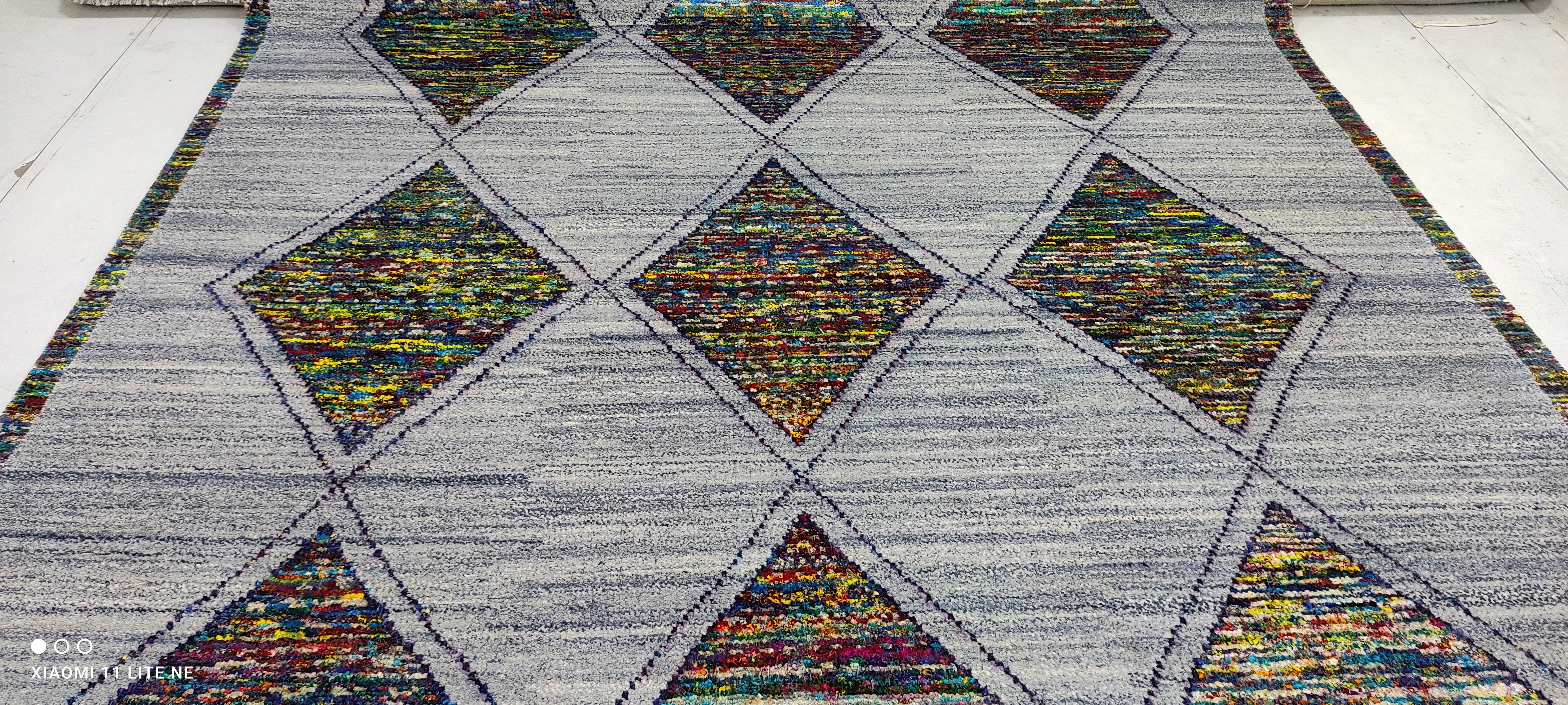 River Cabrera-Kelley 8x10 Grey Hand-Knotted Modern Style Rug