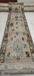 Dana Lockhart 2.6x12.3 Multi Color Hand-Knotted Oushak Runner