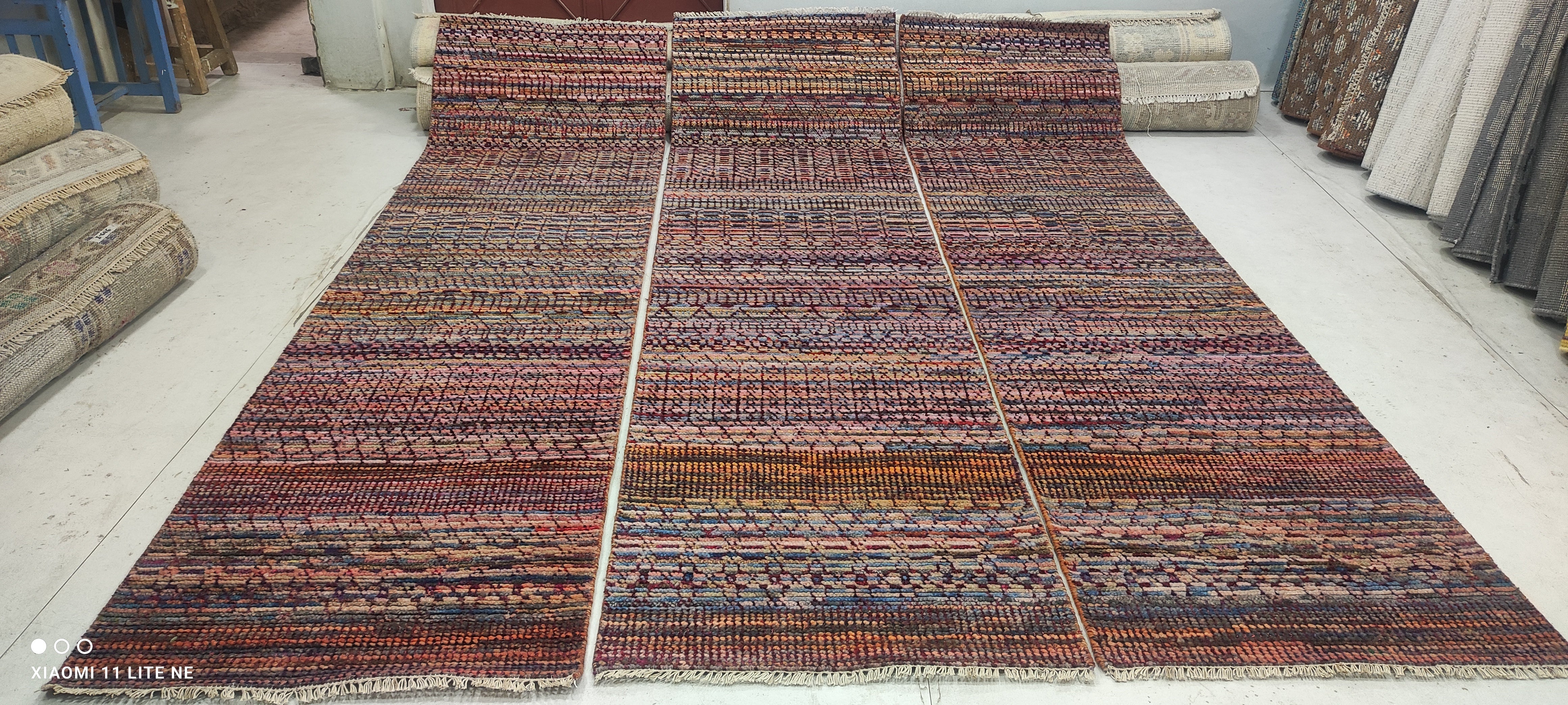 Evan Owen 2.6x10 Multi Color Hand-Knotted Modern Runner