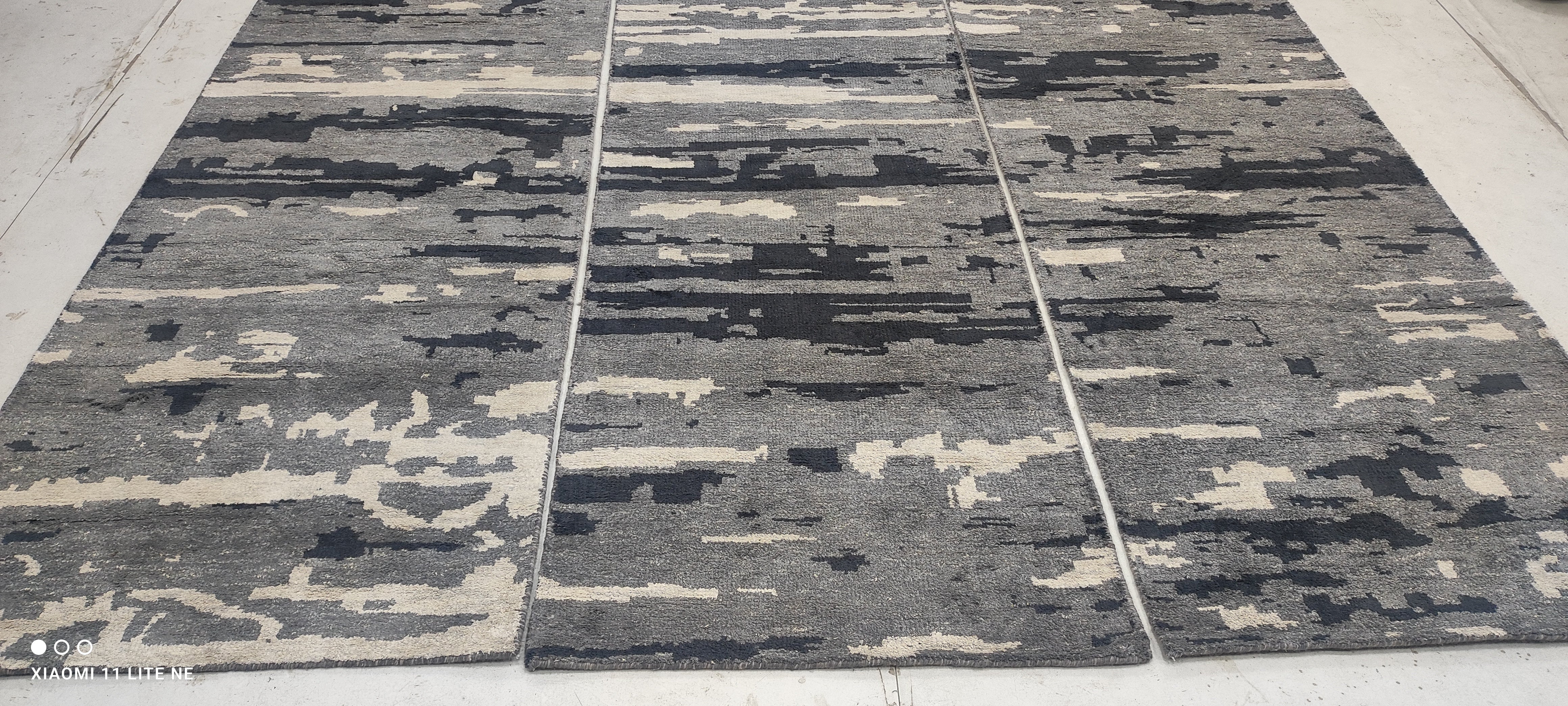 Jim Cody Williams 2.6x10 Grey Hand-Knotted Modern Runner