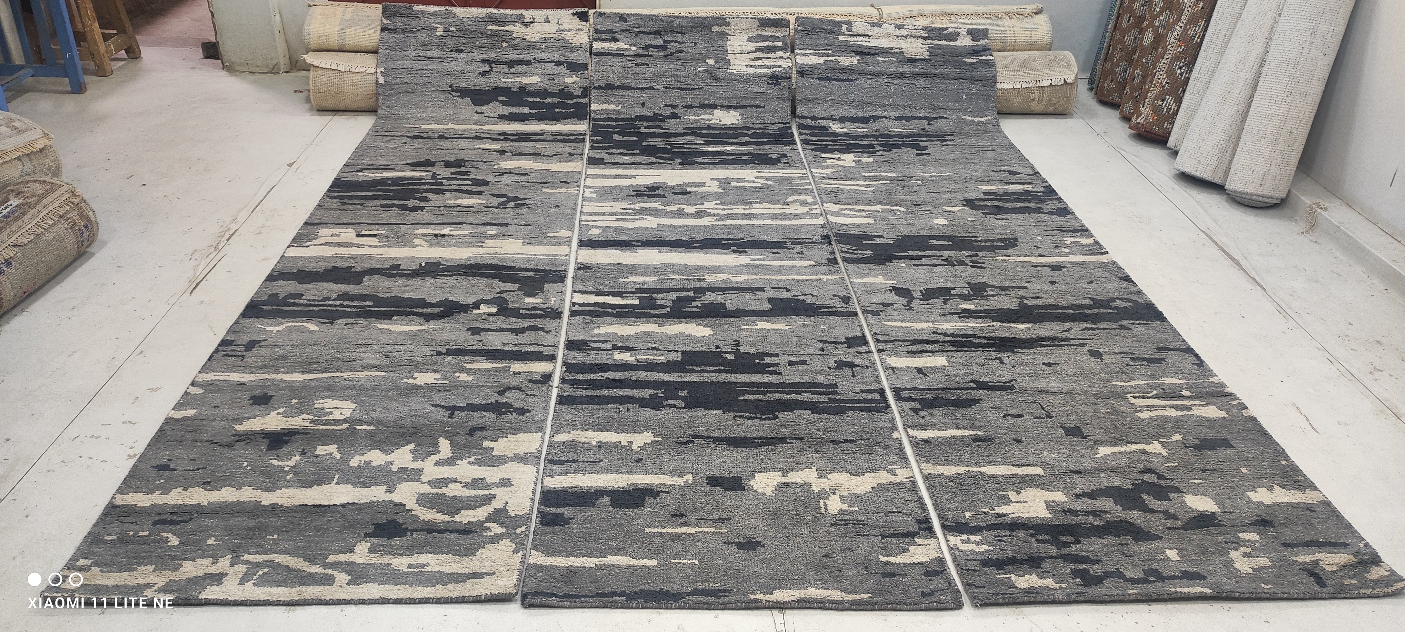 Jim Cody Williams 2.6x10 Grey Hand-Knotted Modern Runner
