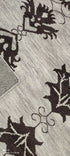 El Chido 4x11.6 Grey Hand-Knotted Modern Runner