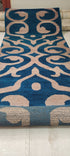 Andre Joel Hudson 4x10 Blue Hand-Knotted Modern Runner