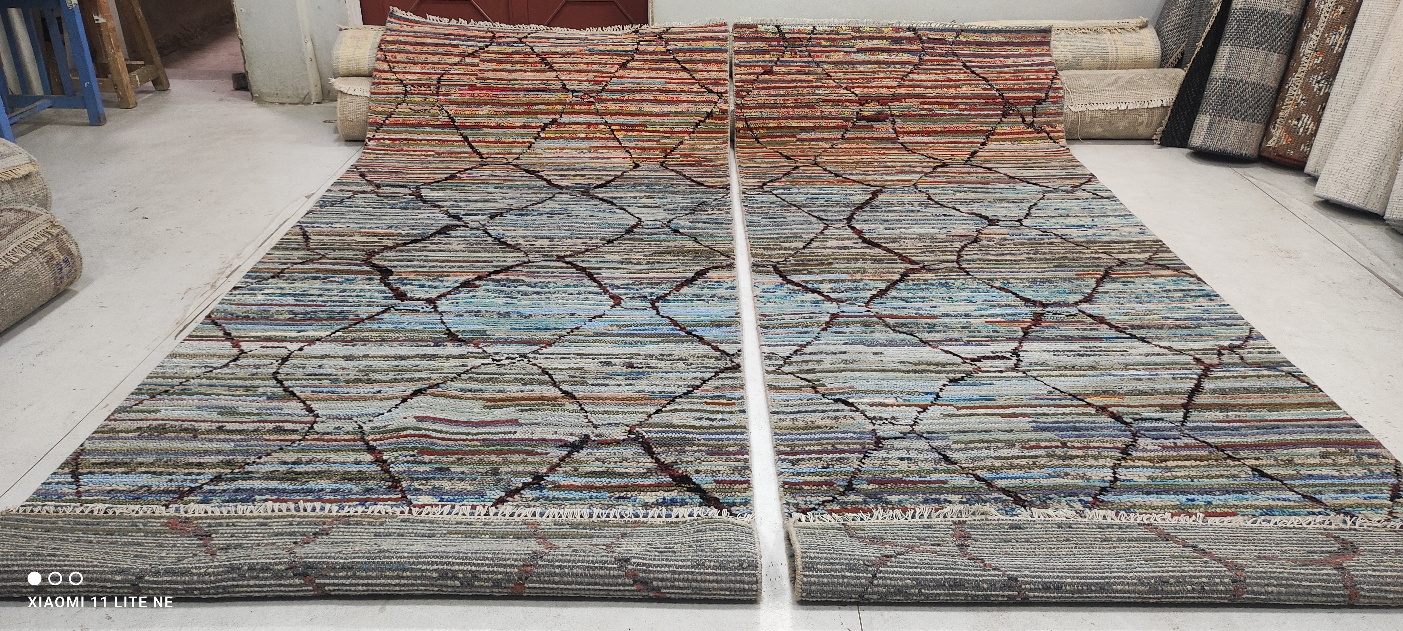Rufi Thorpe 4x10 Hand-Knotted Multi-Color  Moroccan Style Runner