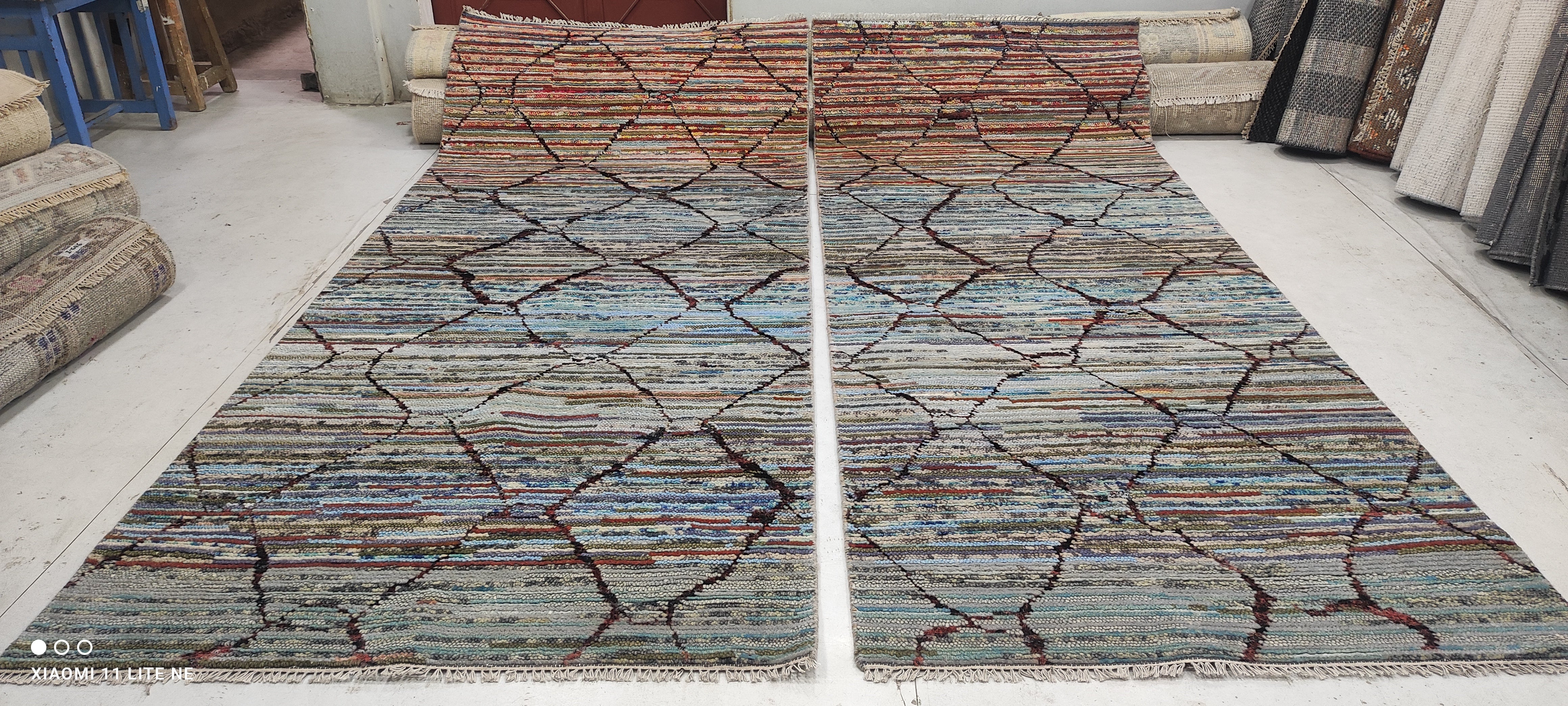 Rufi Thorpe 4x10 Hand-Knotted Multi-Color  Moroccan Style Runner