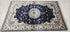 Sarah Gable 2.6x4 Blue Hand-Knotted Oushak Rug