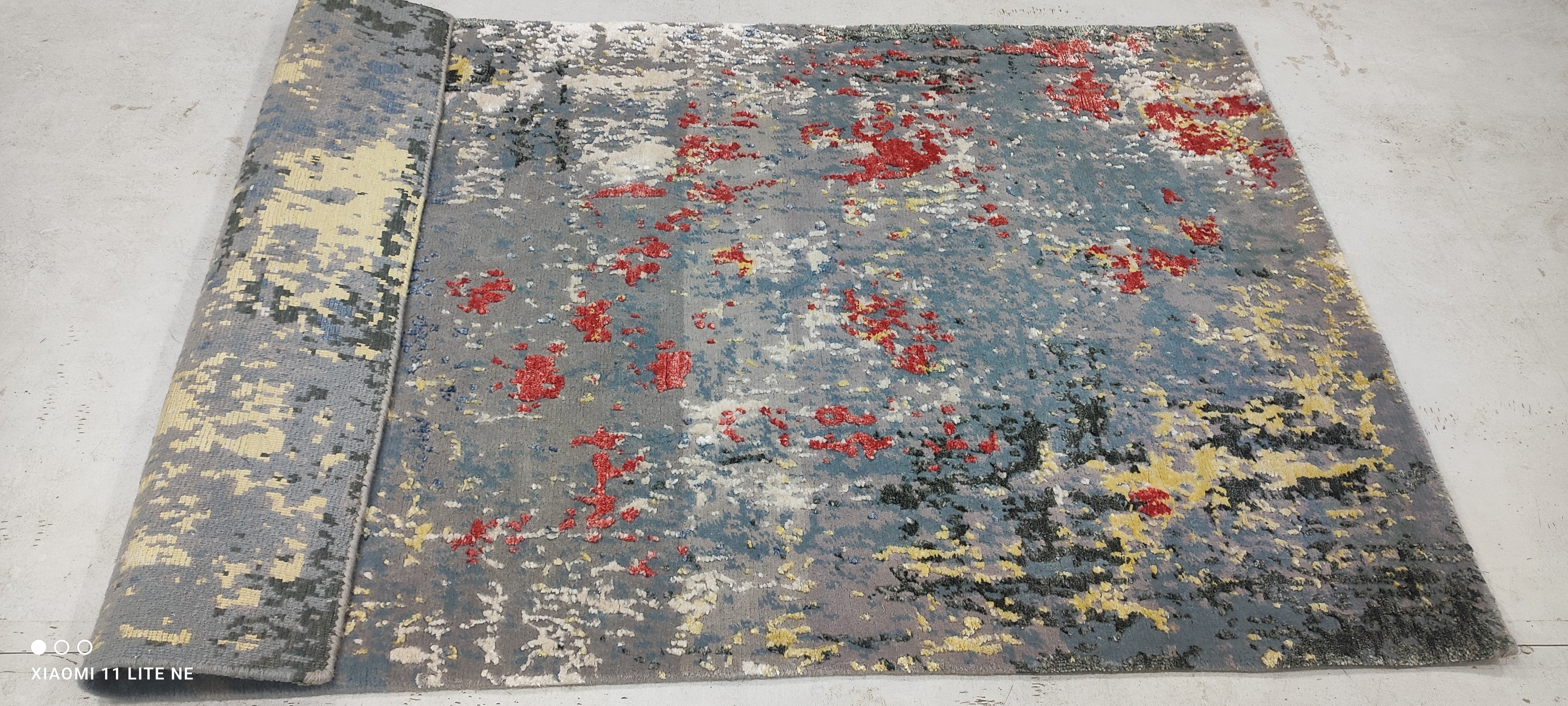 Greg Kinnear 3x5 Hand-Knotted Multi Color Abstract Modern Rug