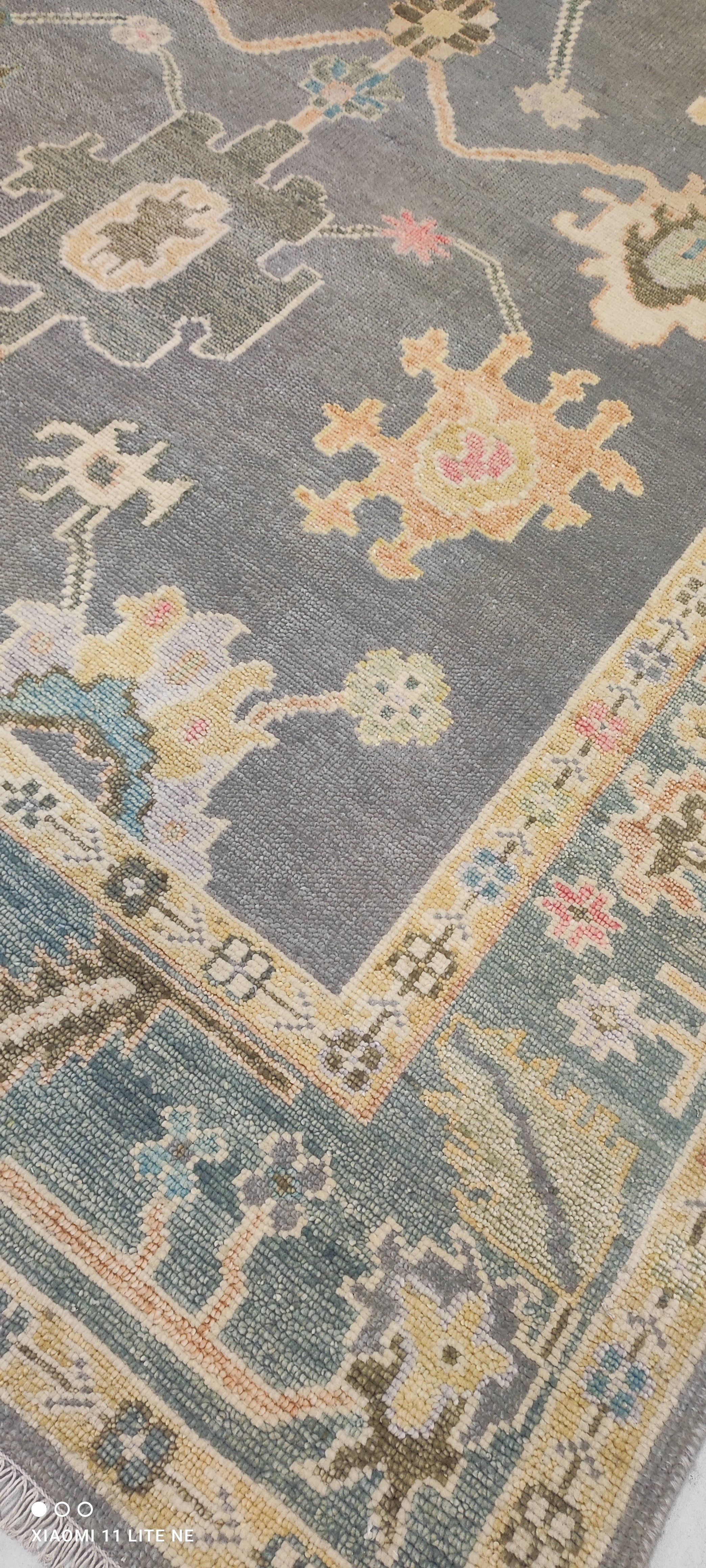 Rebecca Daly 8x10 Multi Color Hand-Knotted Oushak Rug