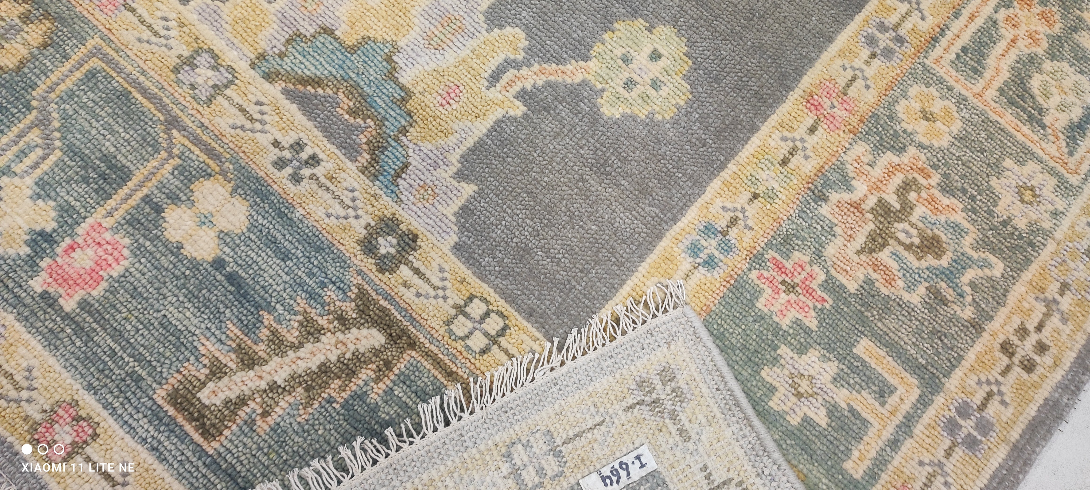Rebecca Daly 8x10 Multi Color Hand-Knotted Oushak Rug