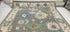 Marisela Zumbado 8x9.9 Multi Color Hand-Knotted Oushak Rug
