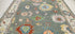 Marisela Zumbado 8x9.9 Multi Color Hand-Knotted Oushak Rug