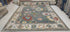 Marisela Zumbado 8x9.9 Multi Color Hand-Knotted Oushak Rug