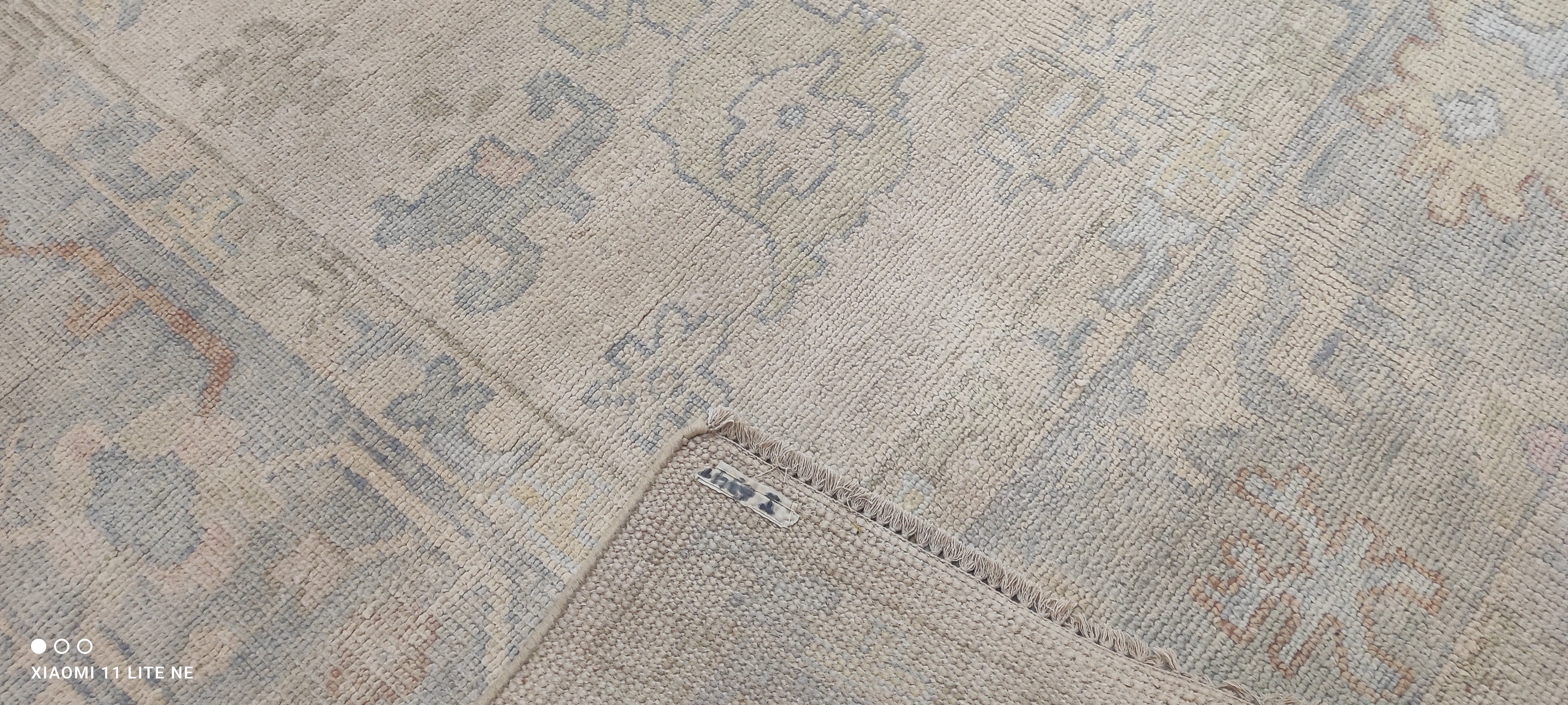 Becca 10x14 Cream Hand-Knotted Oushak Rug