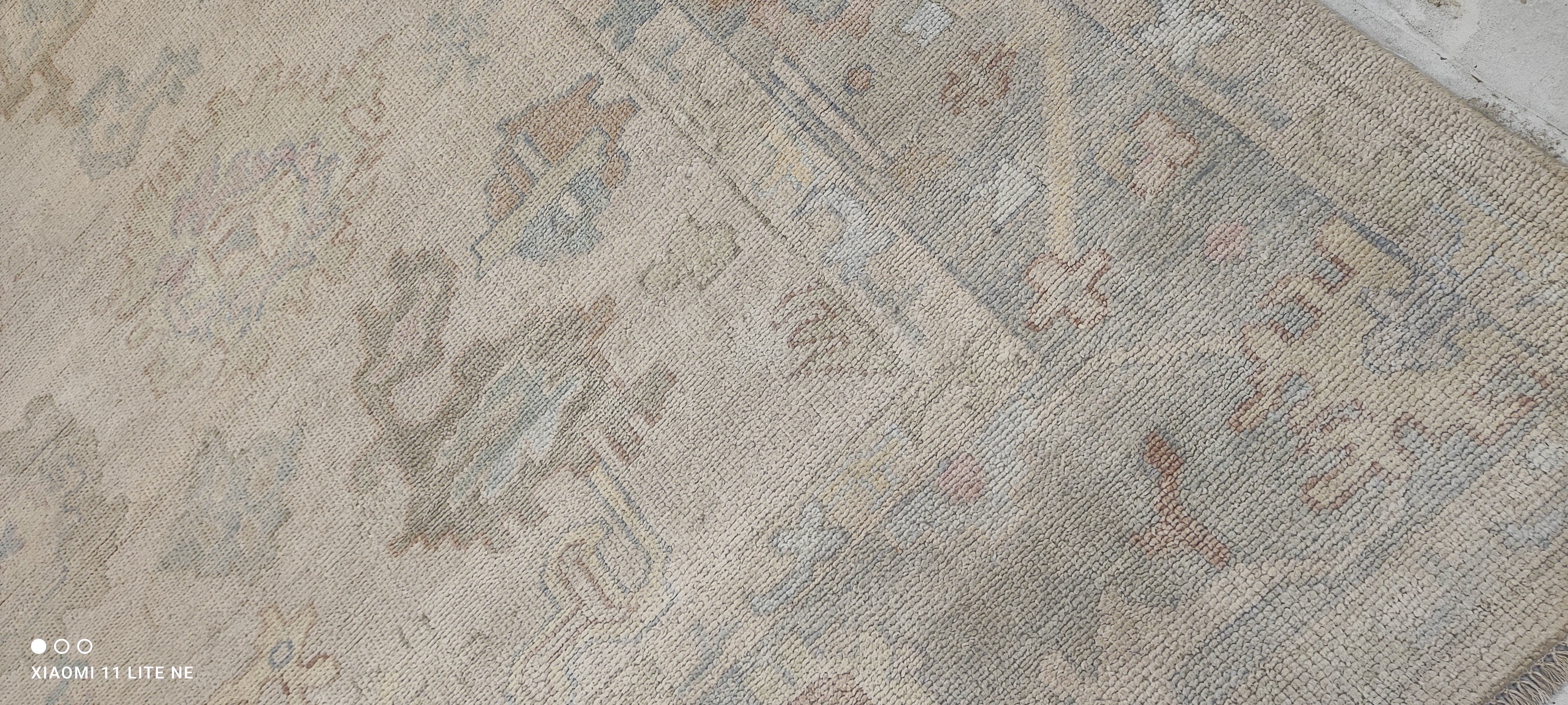 Becca 10x14 Cream Hand-Knotted Oushak Rug