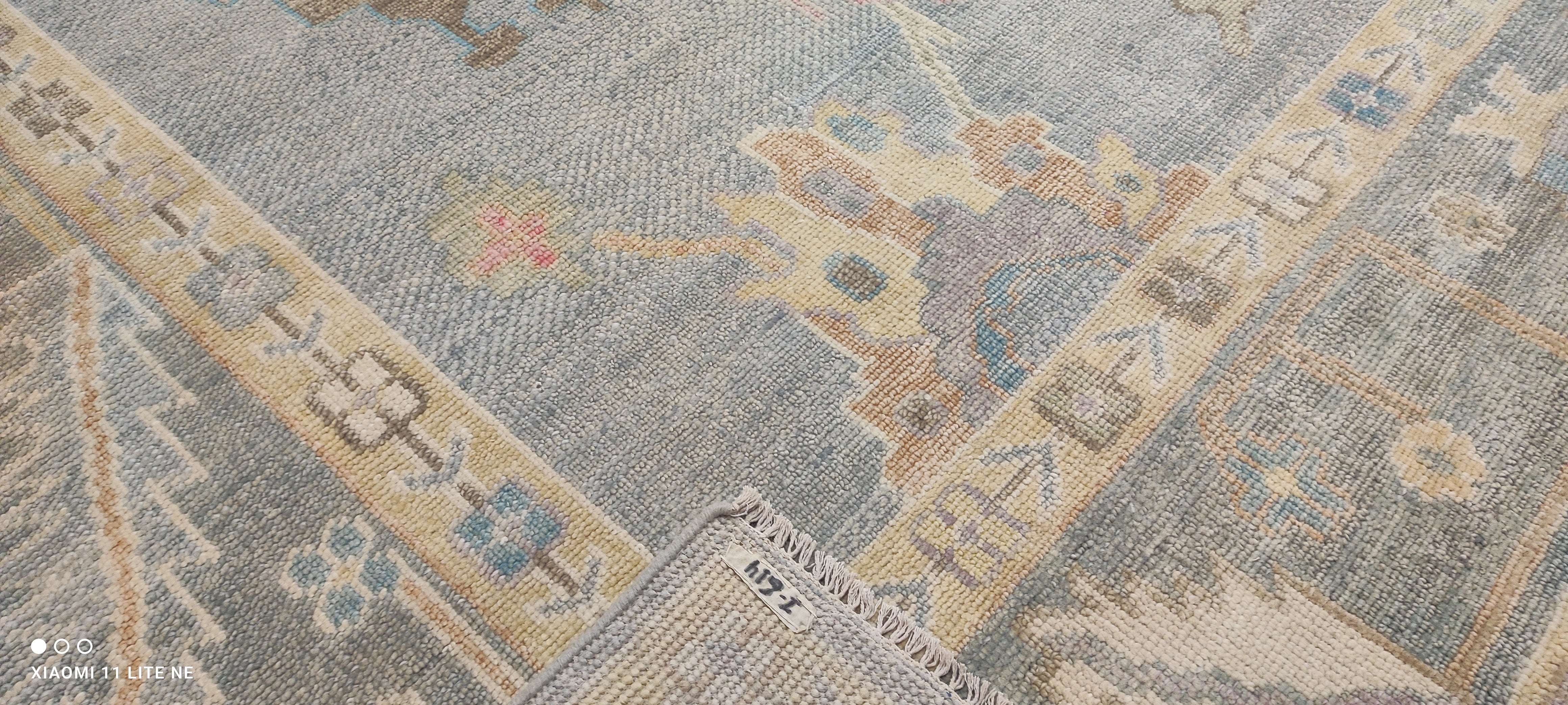 Lacey 10x14 Multi Color Hand-Knotted Oushak Rug
