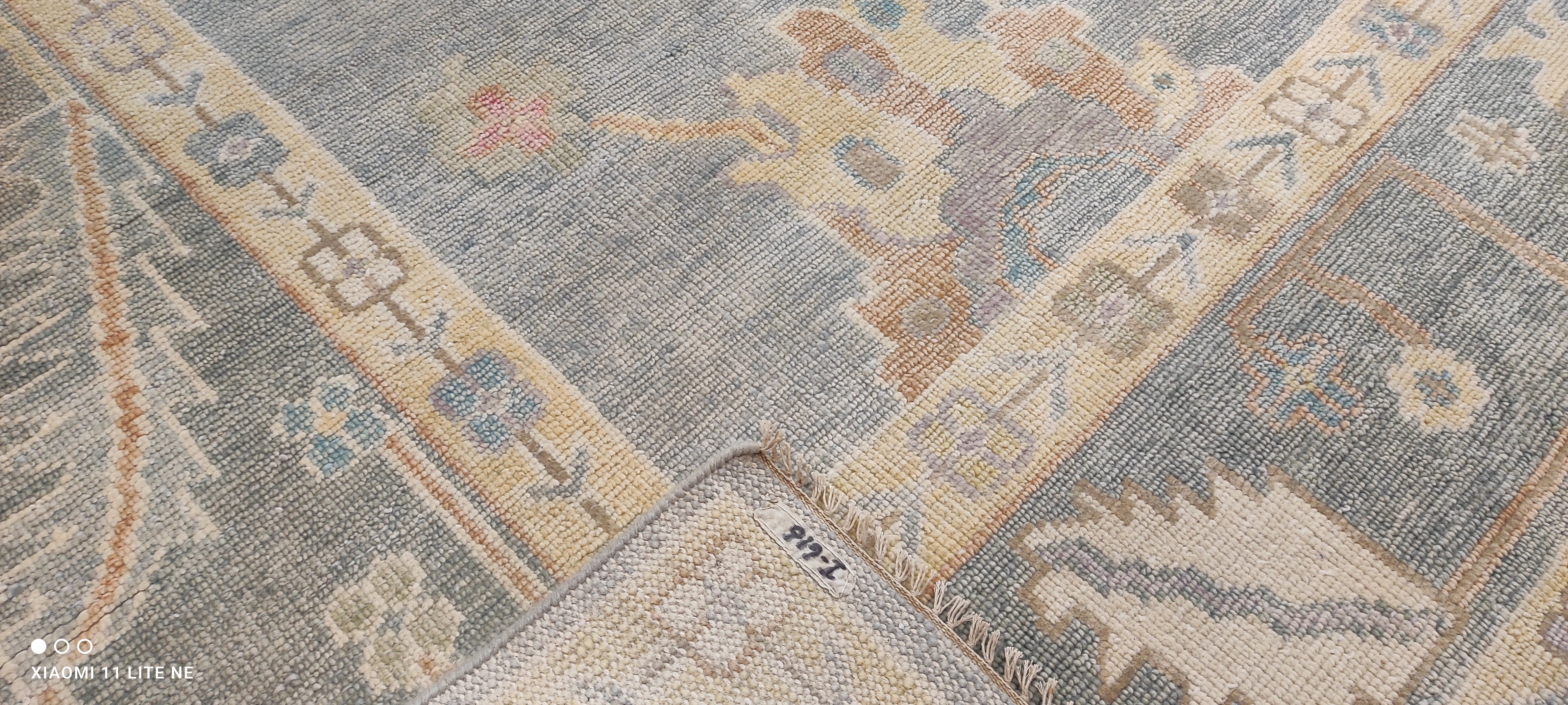 Thaddea Graham 10x14 Multi Color Hand-Knotted Oushak Rug