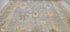 Michelle Pfeiffer 10x14 Light Blue Hand-Knotted Oushak Rug