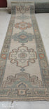 Sophie Lennon 2.6x9.9 Cream Hand-Knotted Oushak Runner