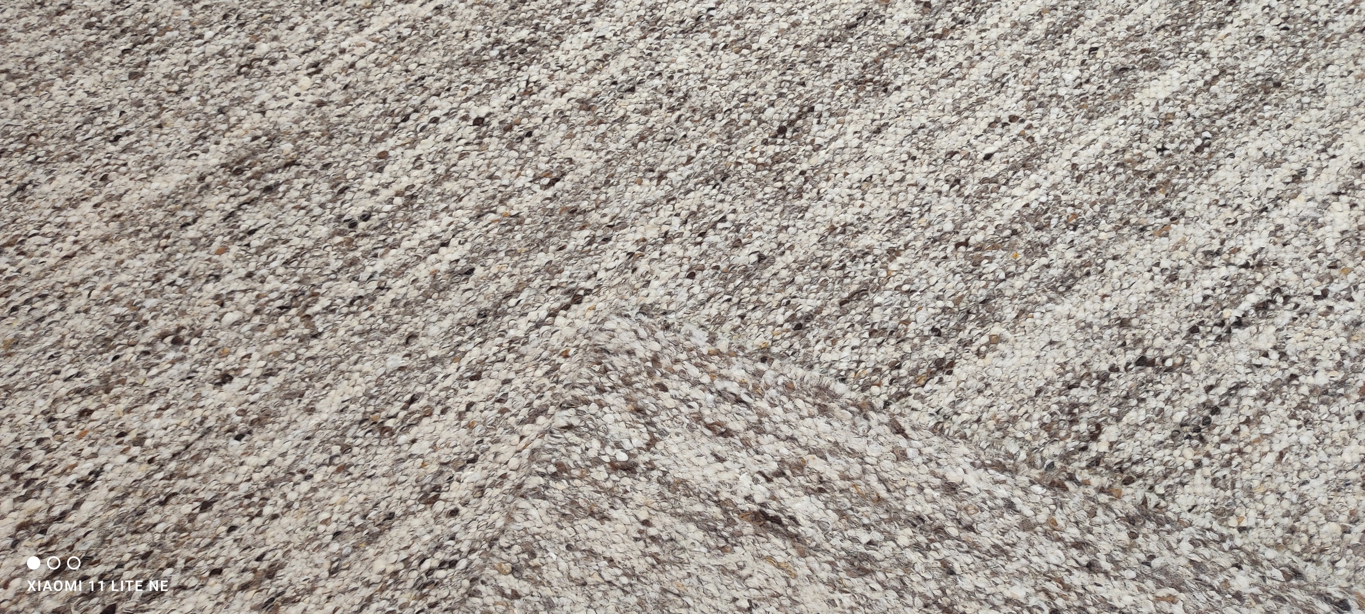 Algee Smith Grey Handwoven Modern Durrie Rug (Multiple Sizes)