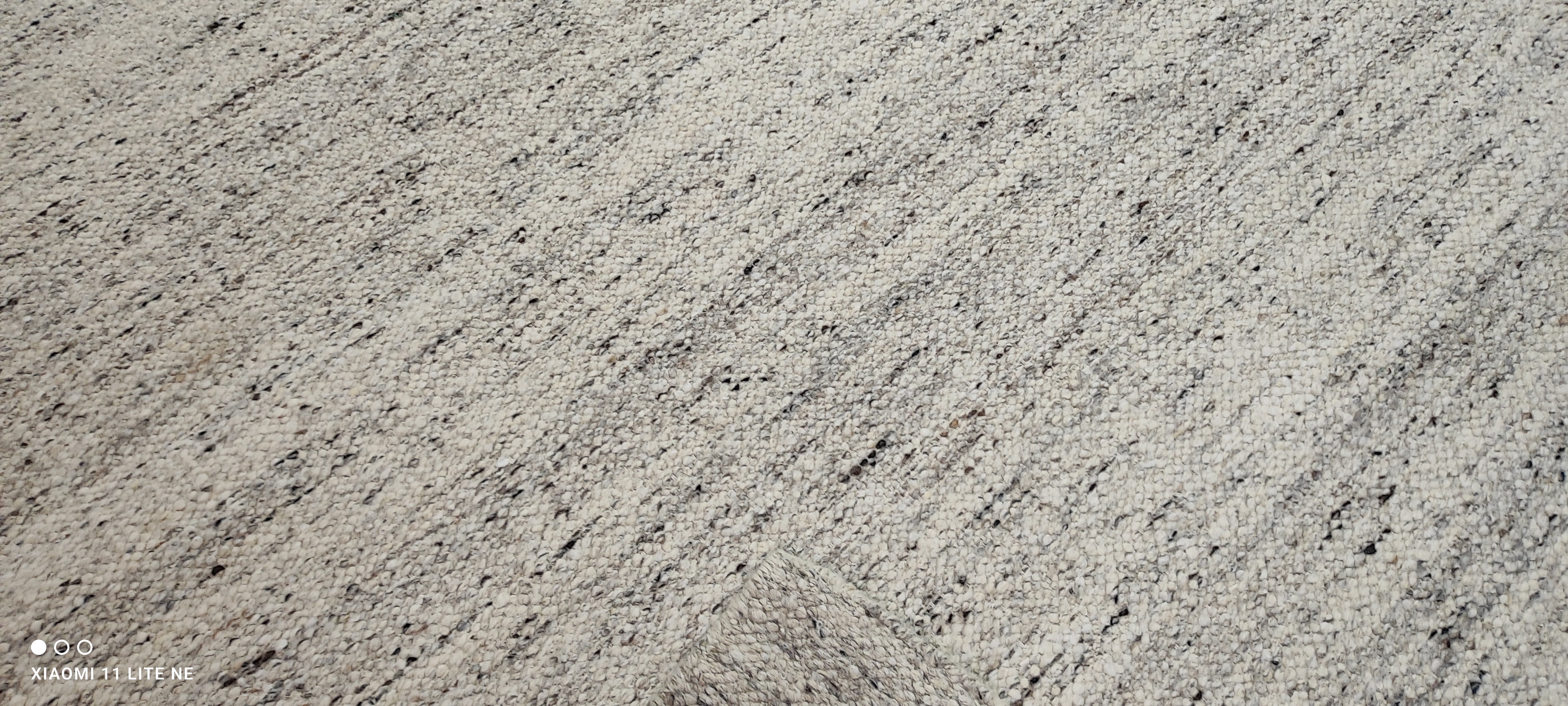 Zak Steiner White & Grey Handwoven Modern Durrie Rug (Multiple Sizes)