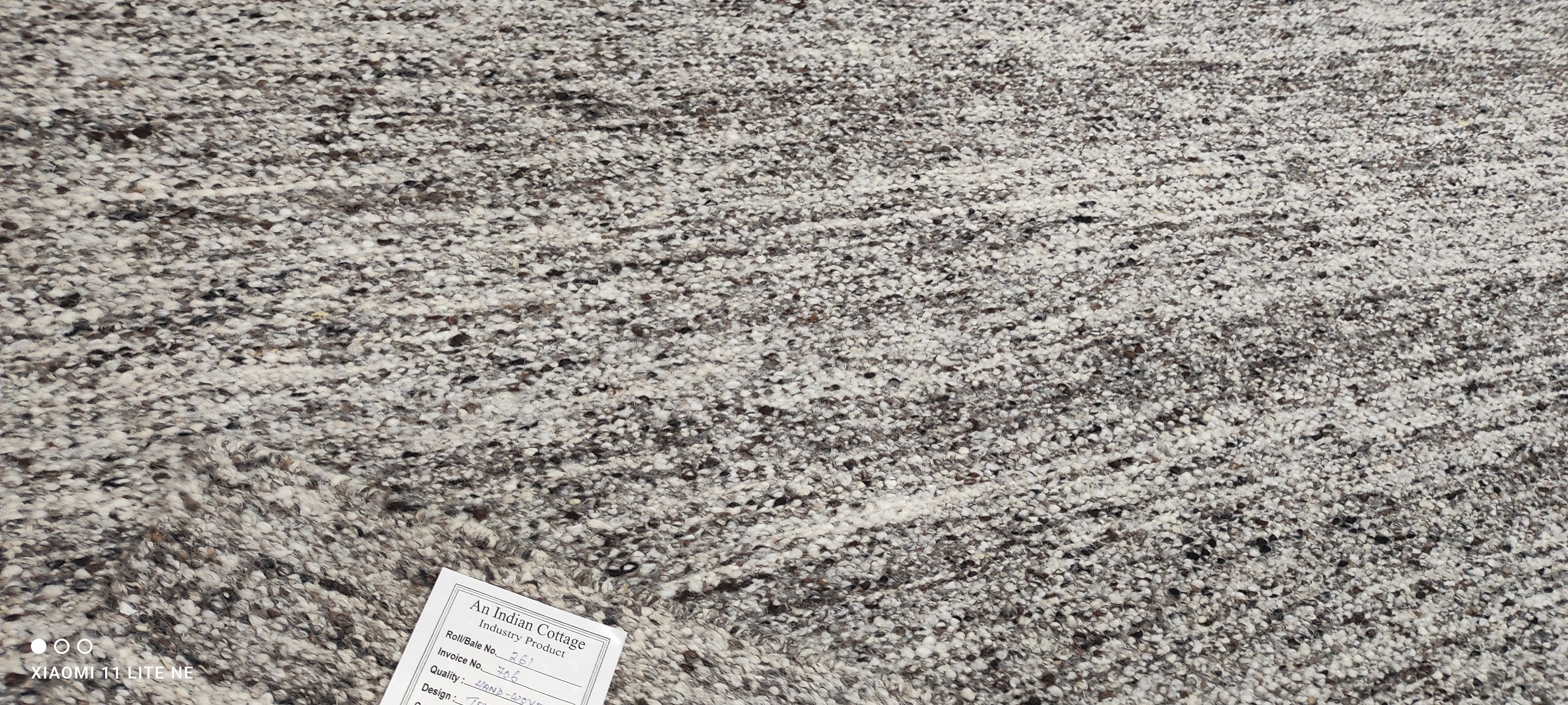 Elliot Dark Grey Handwoven Modern Durrie Rug (Multiple Sizes)