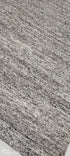 Elliot Dark Grey Handwoven Modern Durrie Rug (Multiple Sizes)