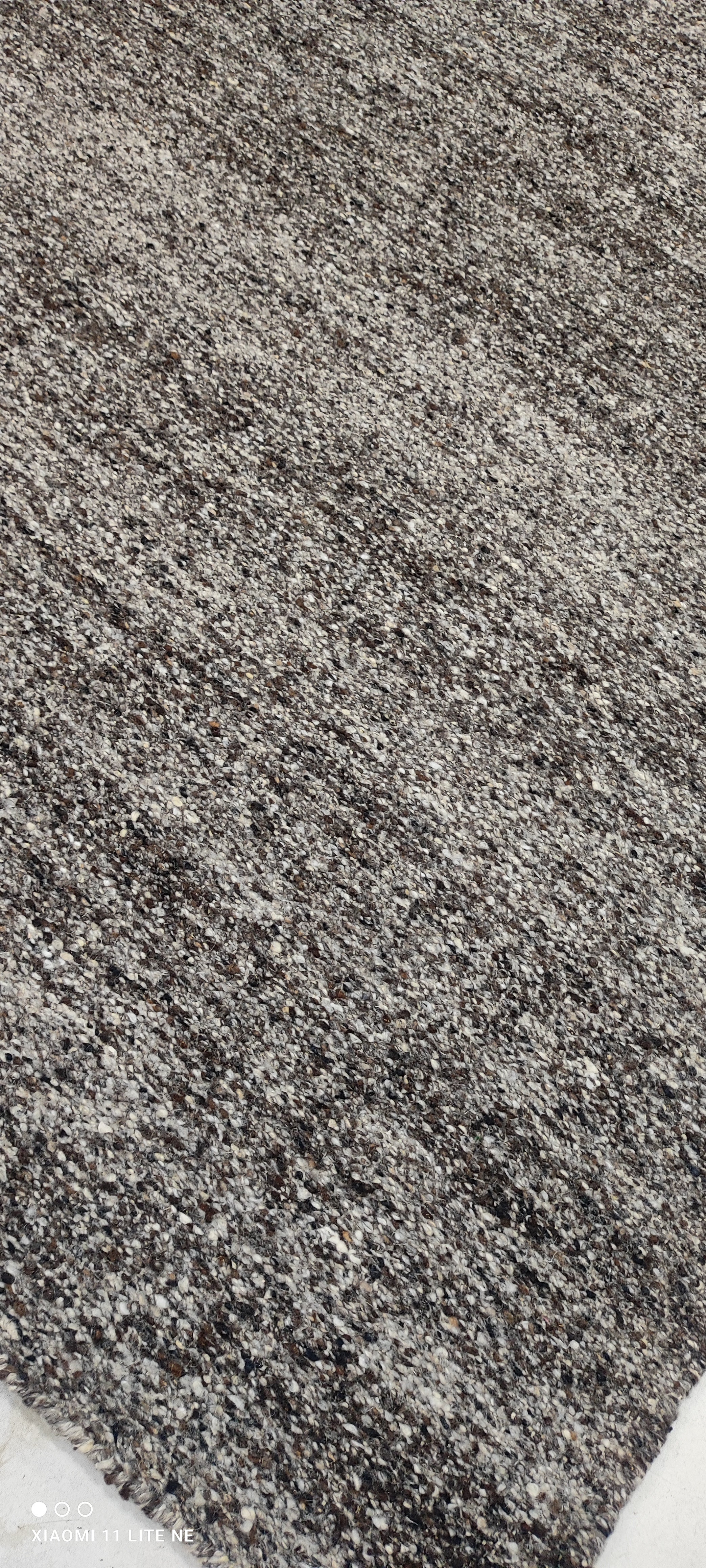 Dominic Fike Charcoal Handwoven Modern Durrie Rug (Multiple Sizes)