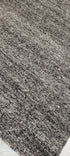 Dominic Fike Charcoal Handwoven Modern Durrie Rug (Multiple Sizes)